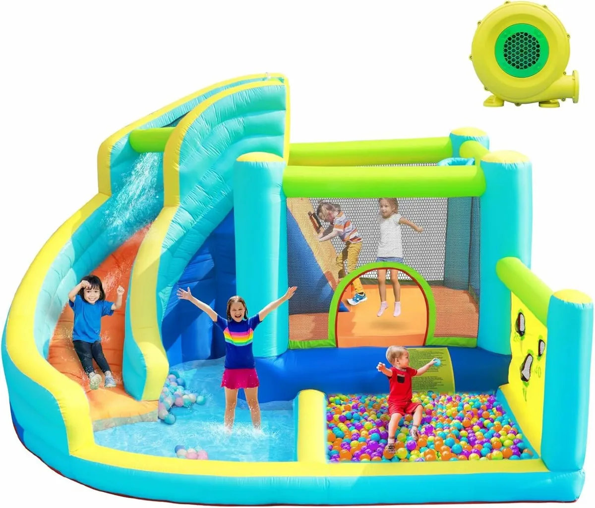 Bouncy Castle Large Bounce House Water Park - Image 1