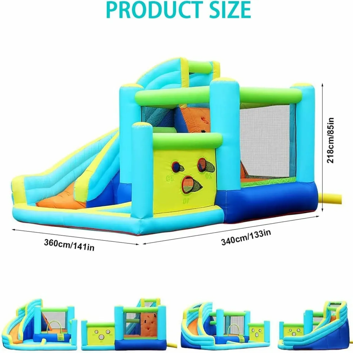Bouncy Castle Large Bounce House Water Park - Image 3