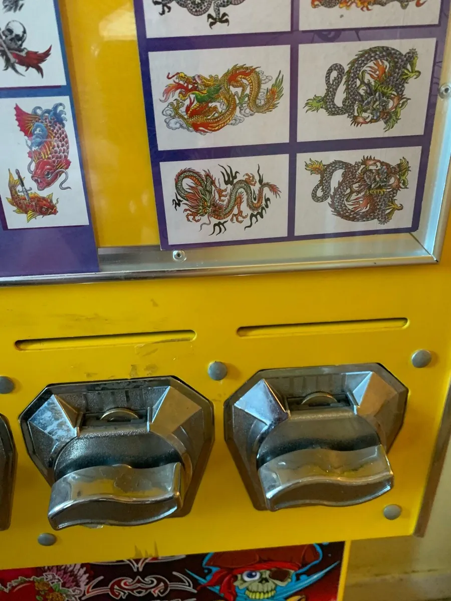 Tattoos machine 1 euros coins stickers - Image 2