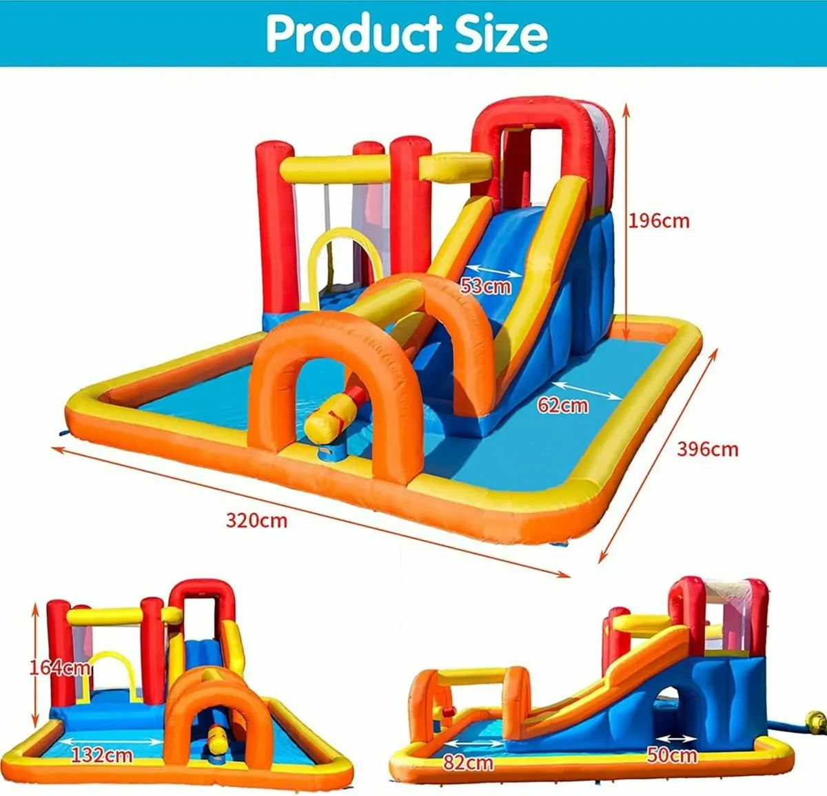Inflatable Bouncy Castle Water Slide Trampoline - Image 4