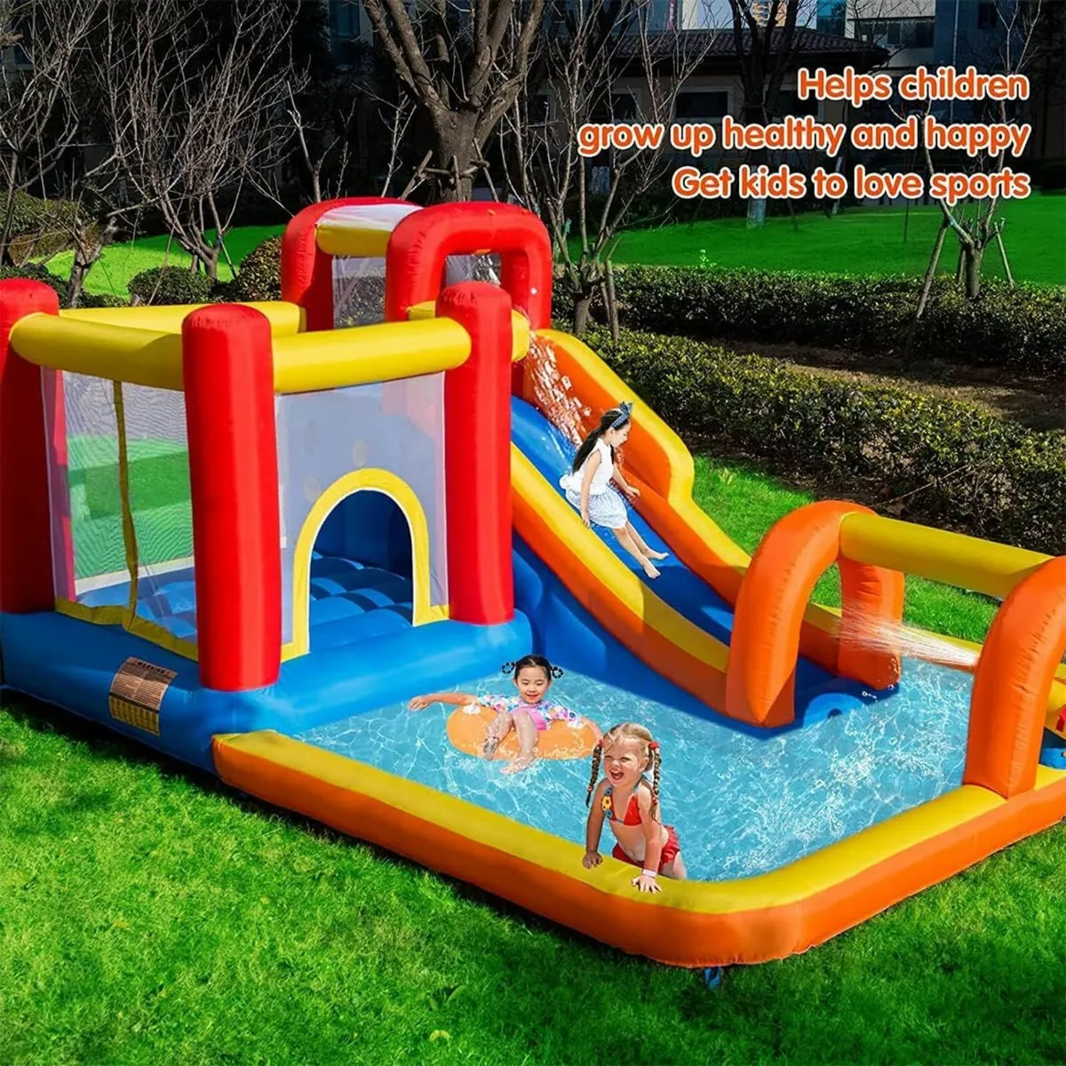 Inflatable Bouncy Castle Water Slide Trampoline - Image 2
