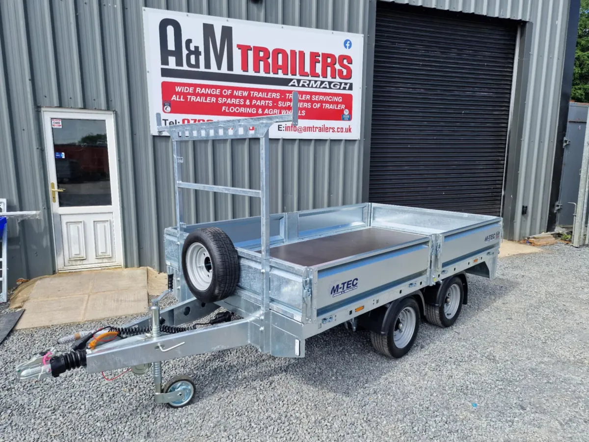 M-Tec flatbed trailer - Image 1