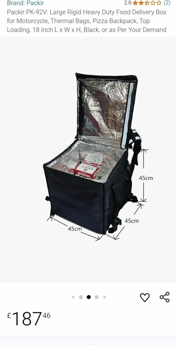 New Heavy Duty Insulated backpack - Image 2