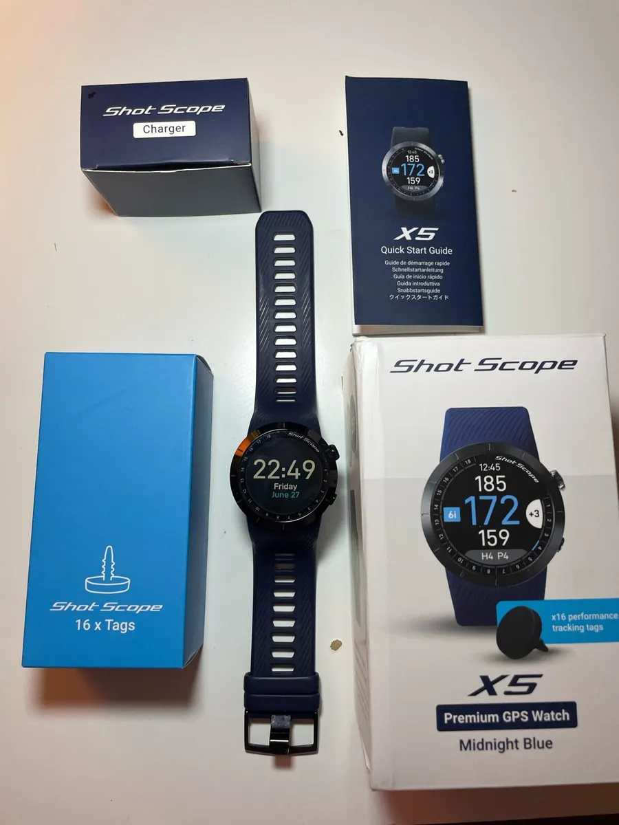 GPS Golf Watch - Shot Scope X5 - Image 1