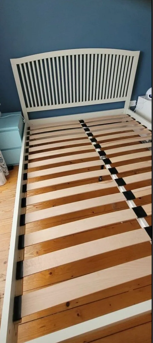 Magnificent Ex Caseys Grey King Size Wooden Bed - Image 2