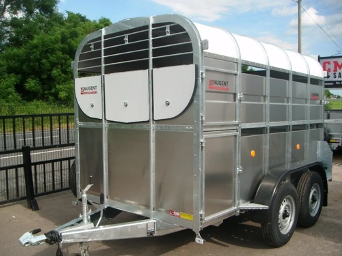 New Nugent Livestock Trailers finance  Available