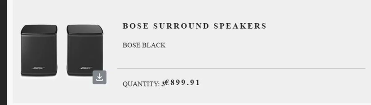 Bose Surround Speakers - Black - Image 1