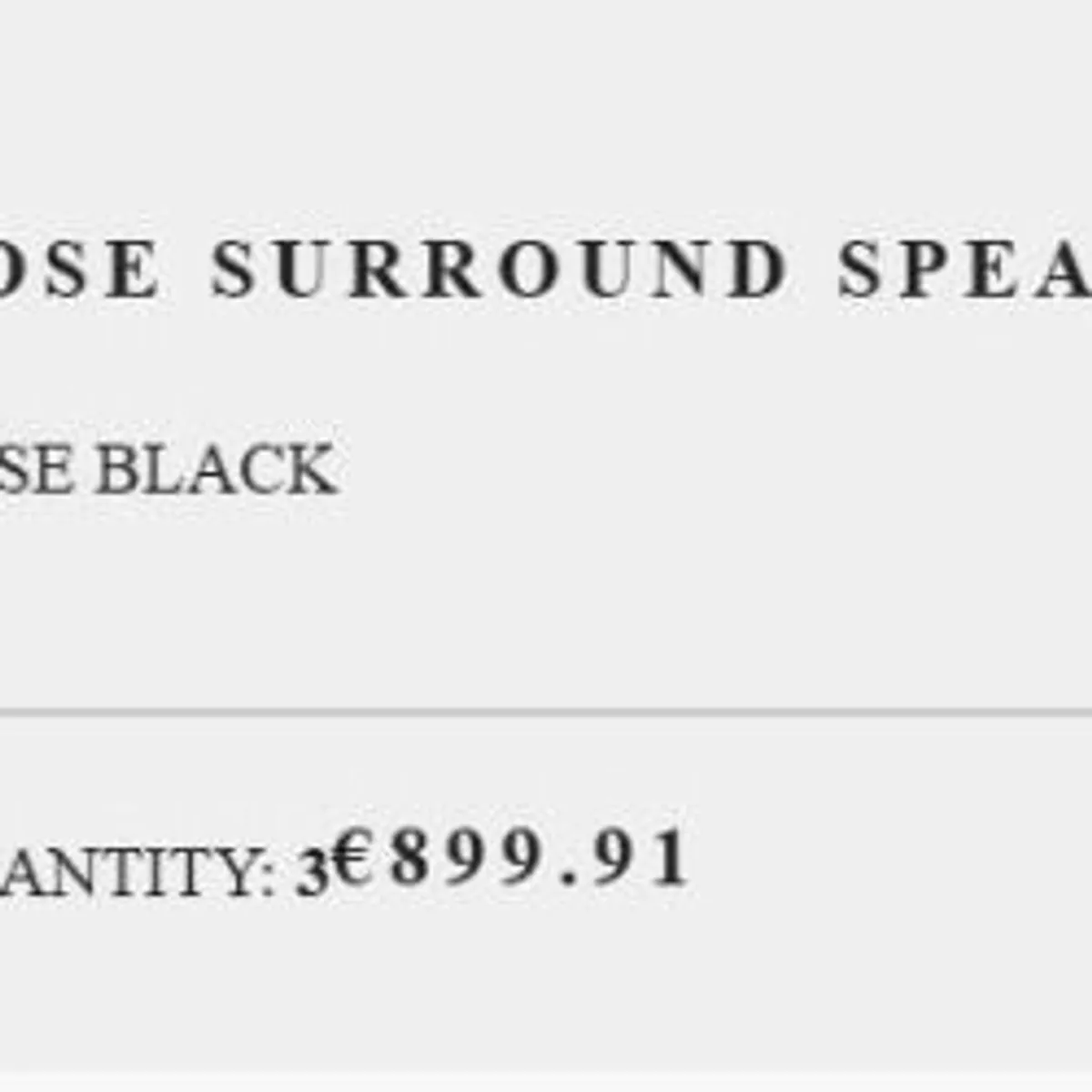 Bose Surround Speakers - Black - Image 2