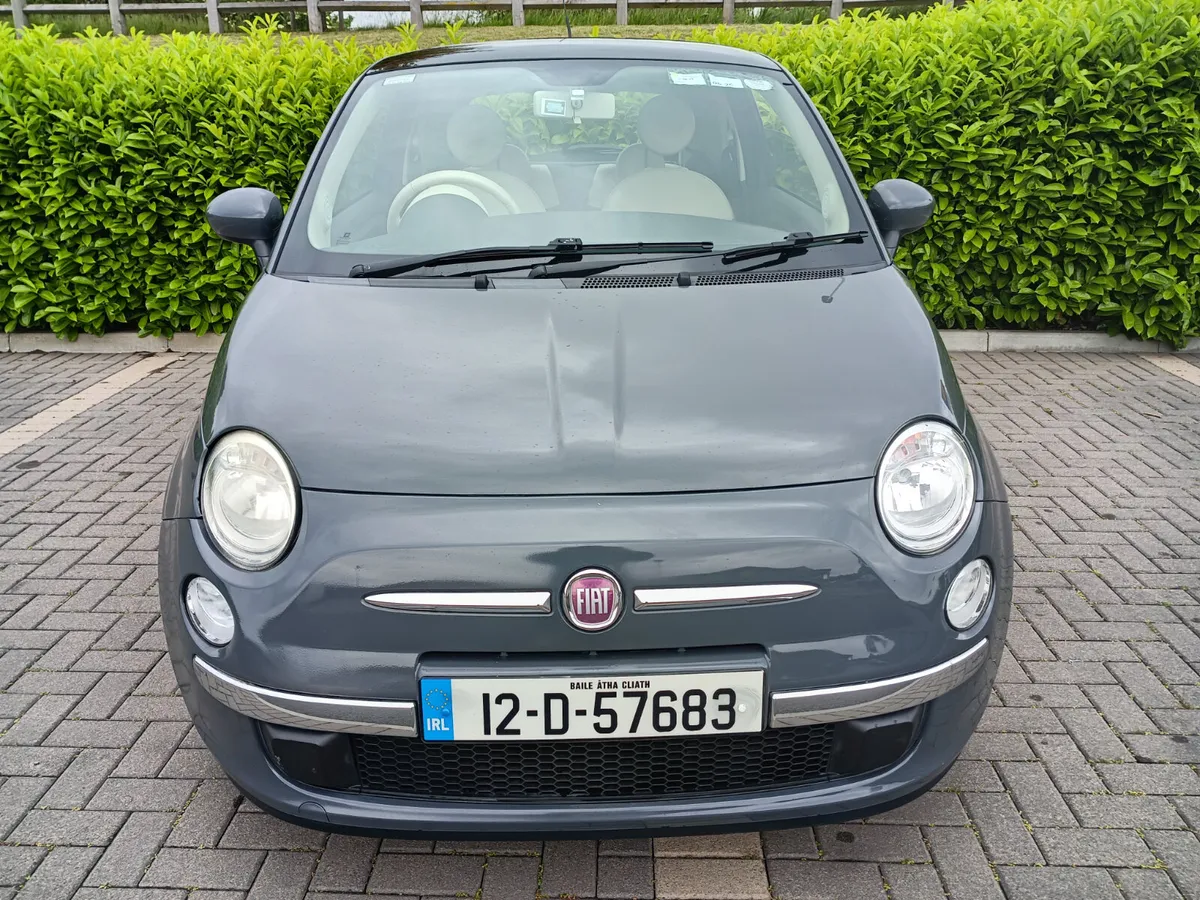 12 FIAT 500 1.2 PETROL ONLY PASSED NCT 06/26 - Image 2
