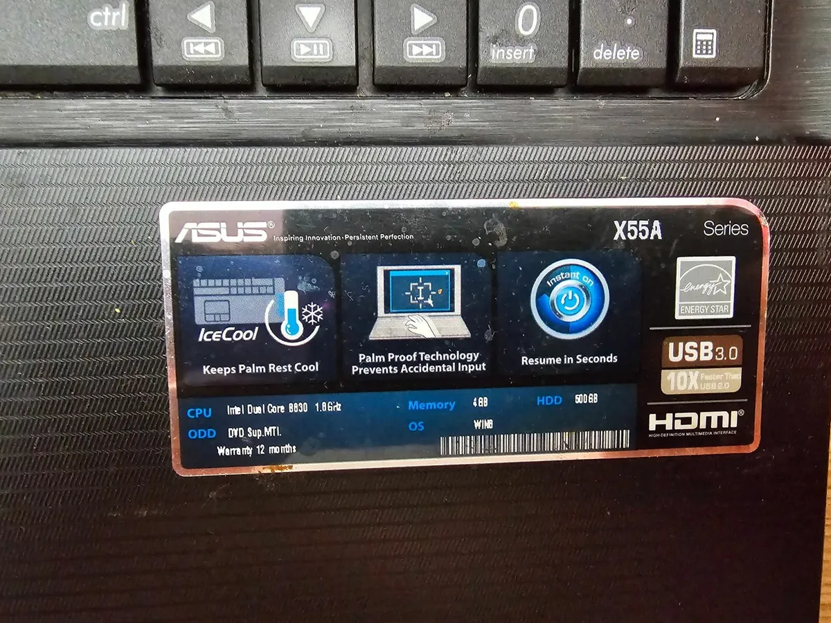 Asus Laptop spares or repair 15.6 inches - Image 2