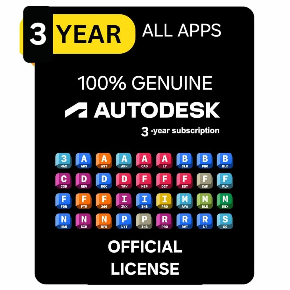 AutoDesk All Apps 3 Years Win/Mac