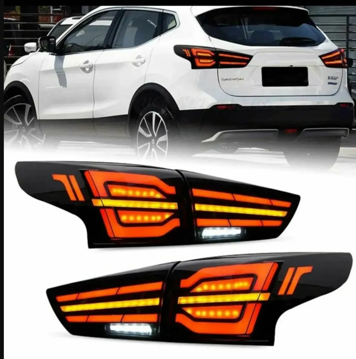 Available Red Smoke back lights for Nissan Qashqai - Image 4