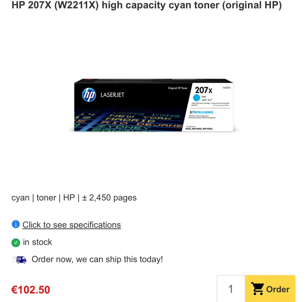 BRAND NEW HP LASER JET TONER INKS - Image 1