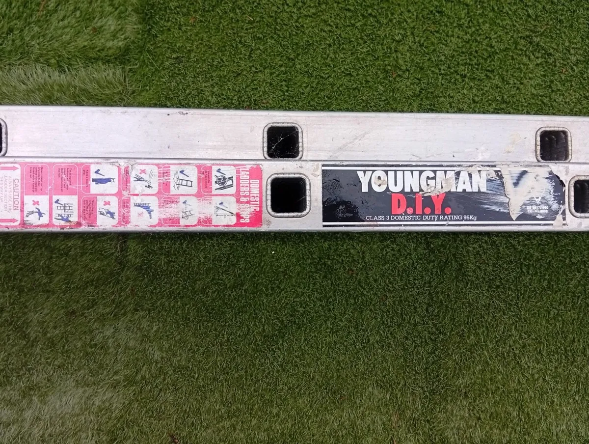 Quality Aluminium Extension Youngman Ladder 5.25m - Image 4