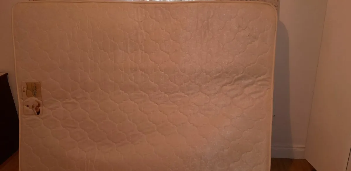 Double and single mattress