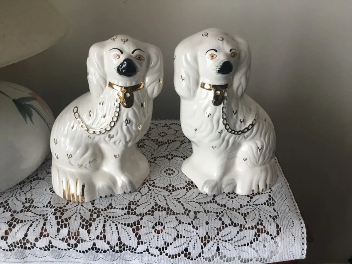 Pair of Beswick mantle or "Wally dogs" - Image 1