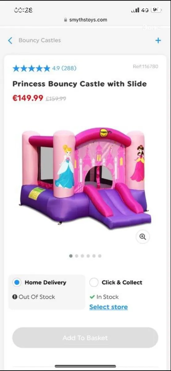 Princess Bouncey castle