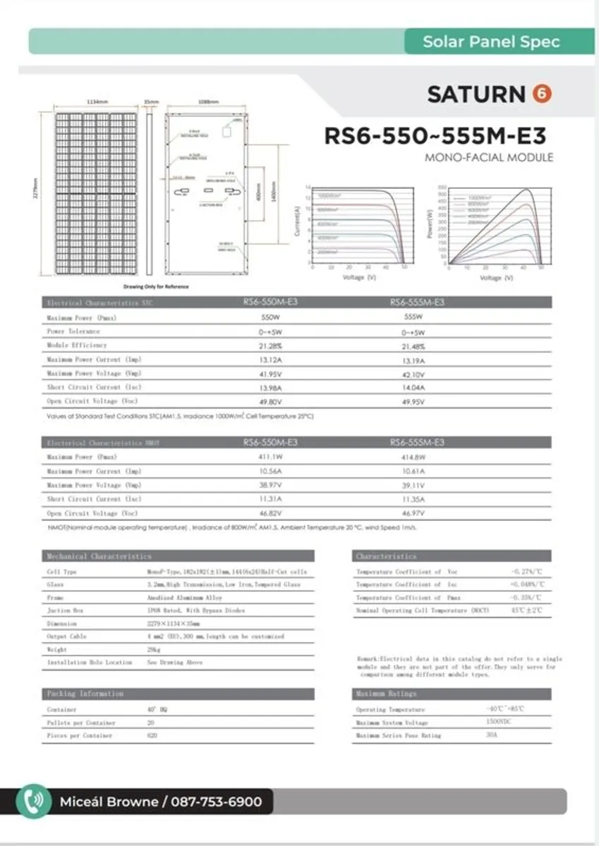 48 volt 550 watt solar panels - Image 4