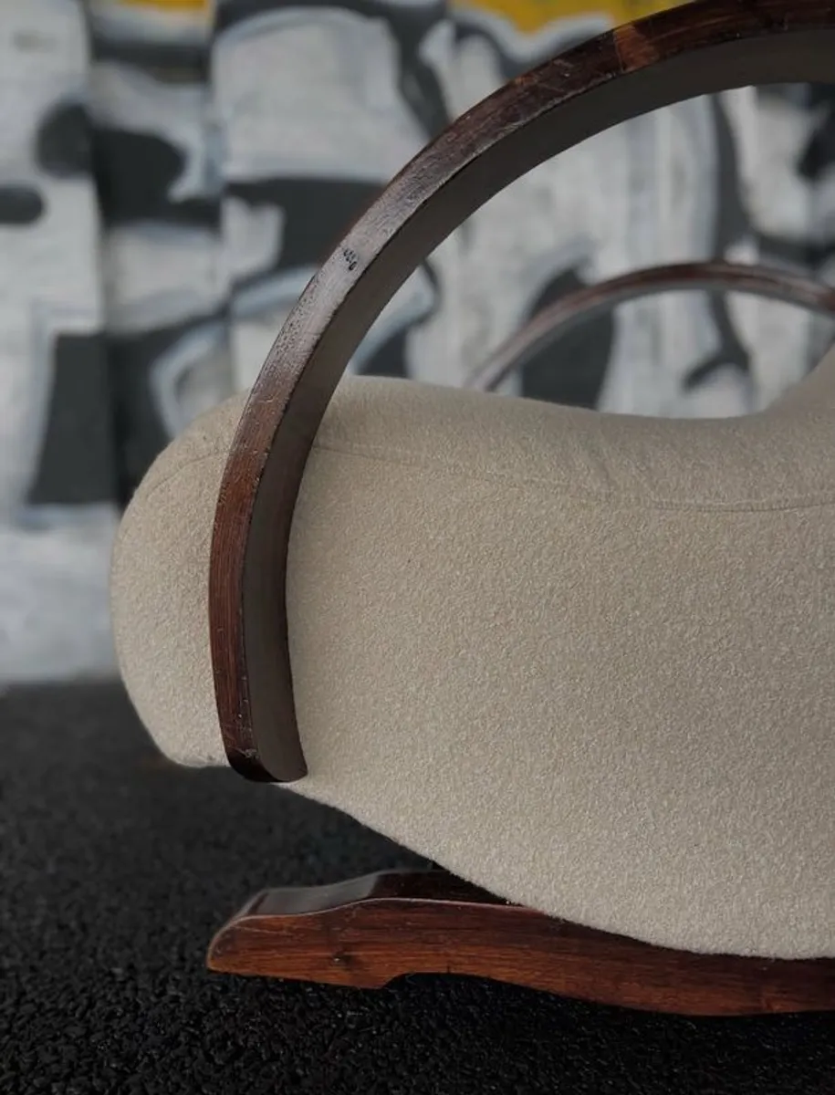 mid century rocking chair vintage retro - Image 3