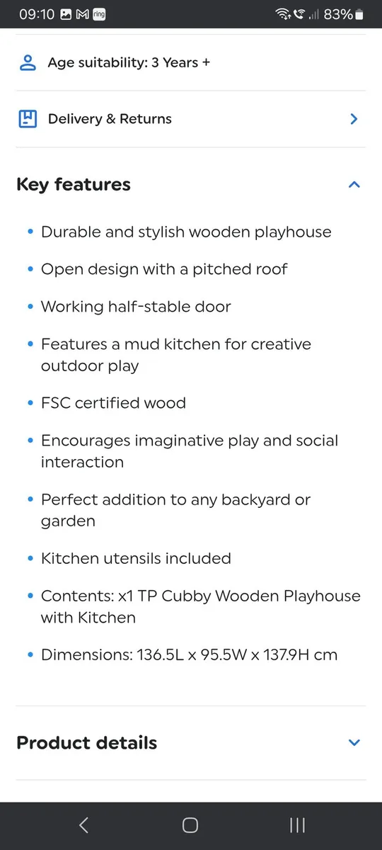 Kids Outdoor Playhouse - Image 4