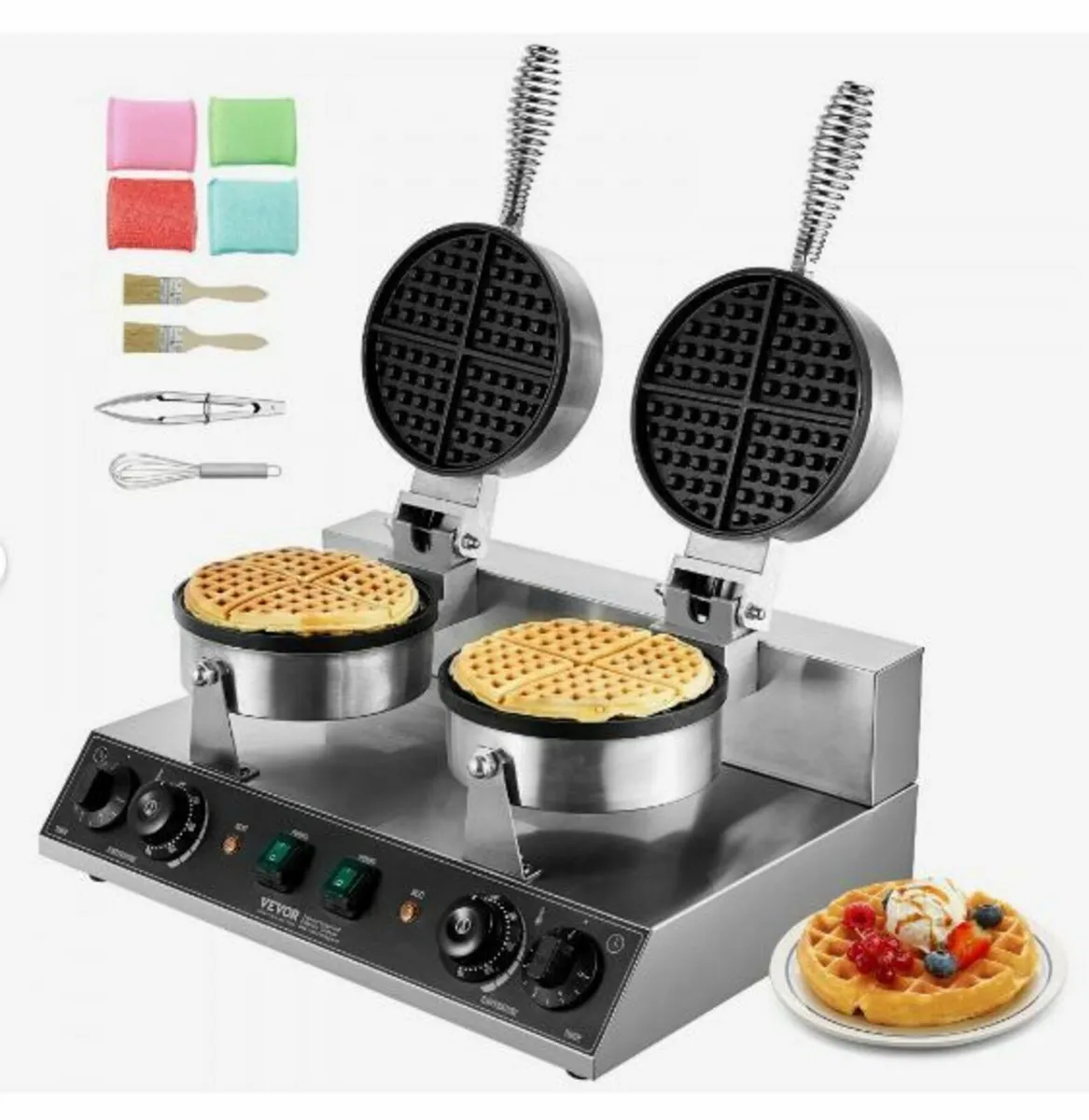 Commercial Waffle Maker Dual-Head - Image 1
