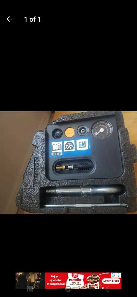Genuine Vauxhall GM Tyre Compressor Inflator