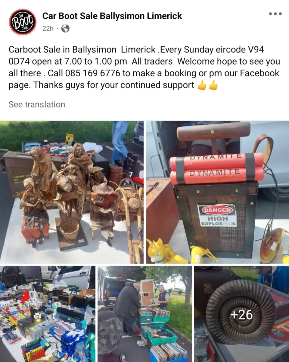 Carboot sale limerick