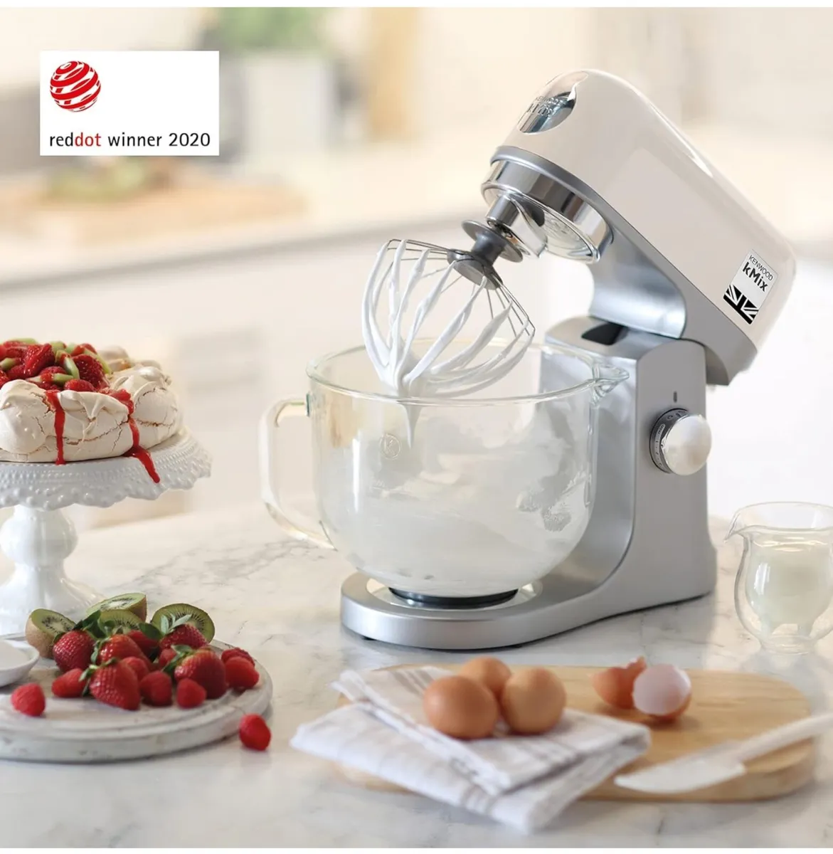 Kenwood  KMIX 1000Watts Stand Mixer 6-Speeds Cream - Image 1