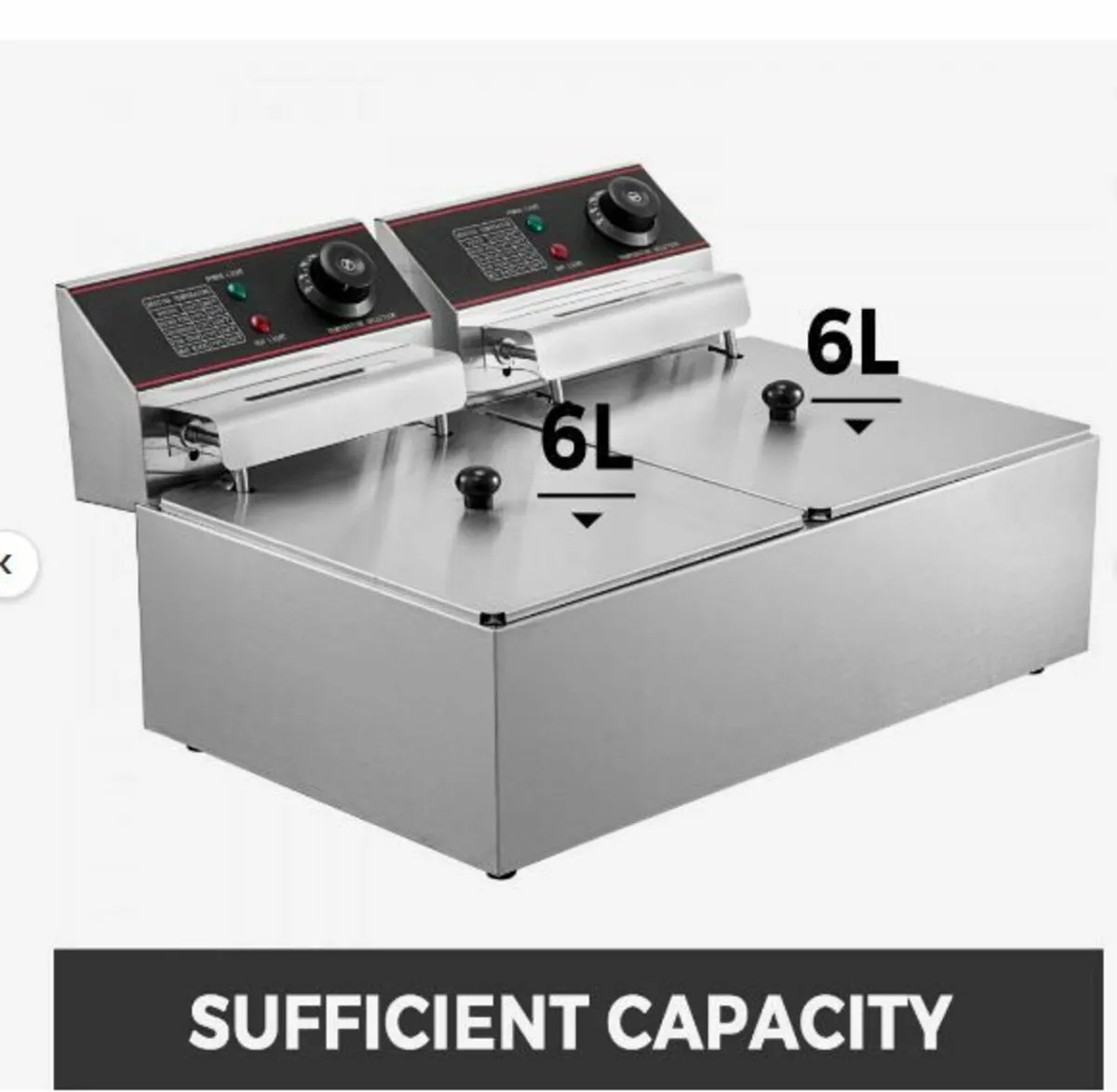 Commercial Deep Fryer 12L Electric Fryer 5000W - Image 2