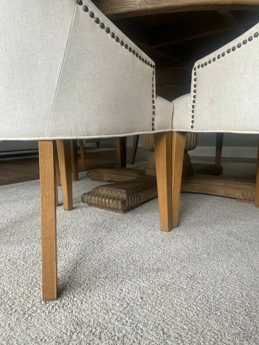 Wooden Round Dining Table - Image 4