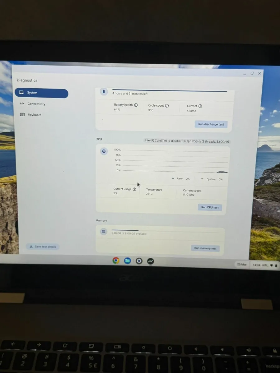 Acer Spin 13 ChromeBook 2in1 Laptop i5/8GB/64GB - Image 4