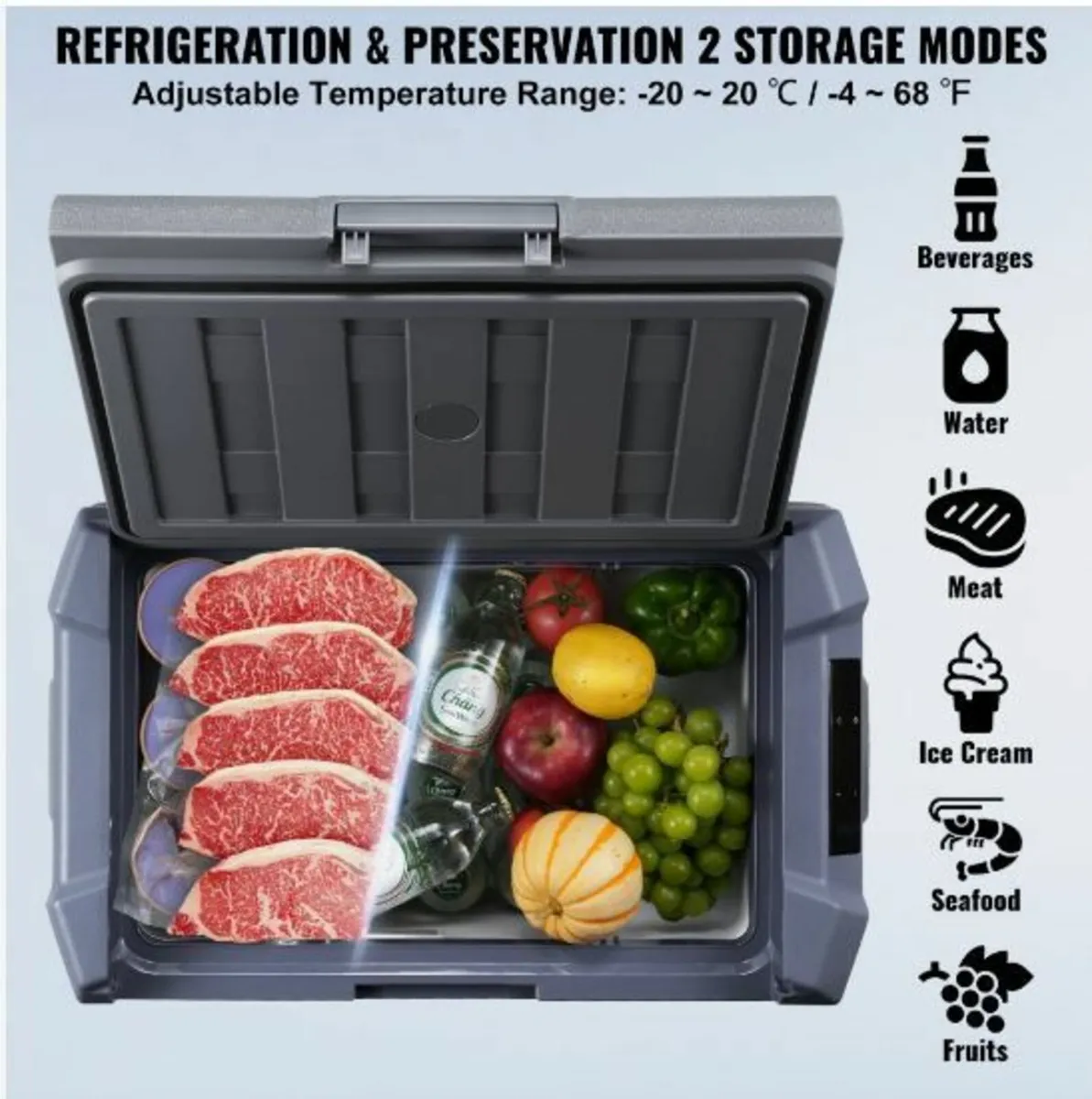 Portable Car Refrigerator Freezer Compressor 15 L - Image 3