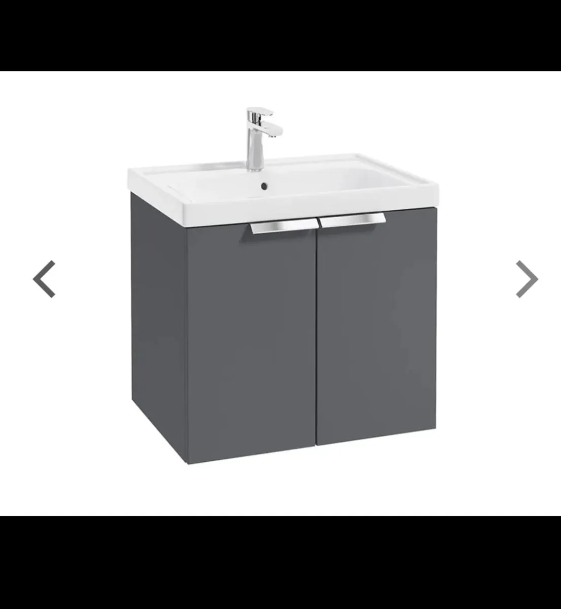 Sonas Bathroom Vanity Unit with Sink (wall hung) - Image 1