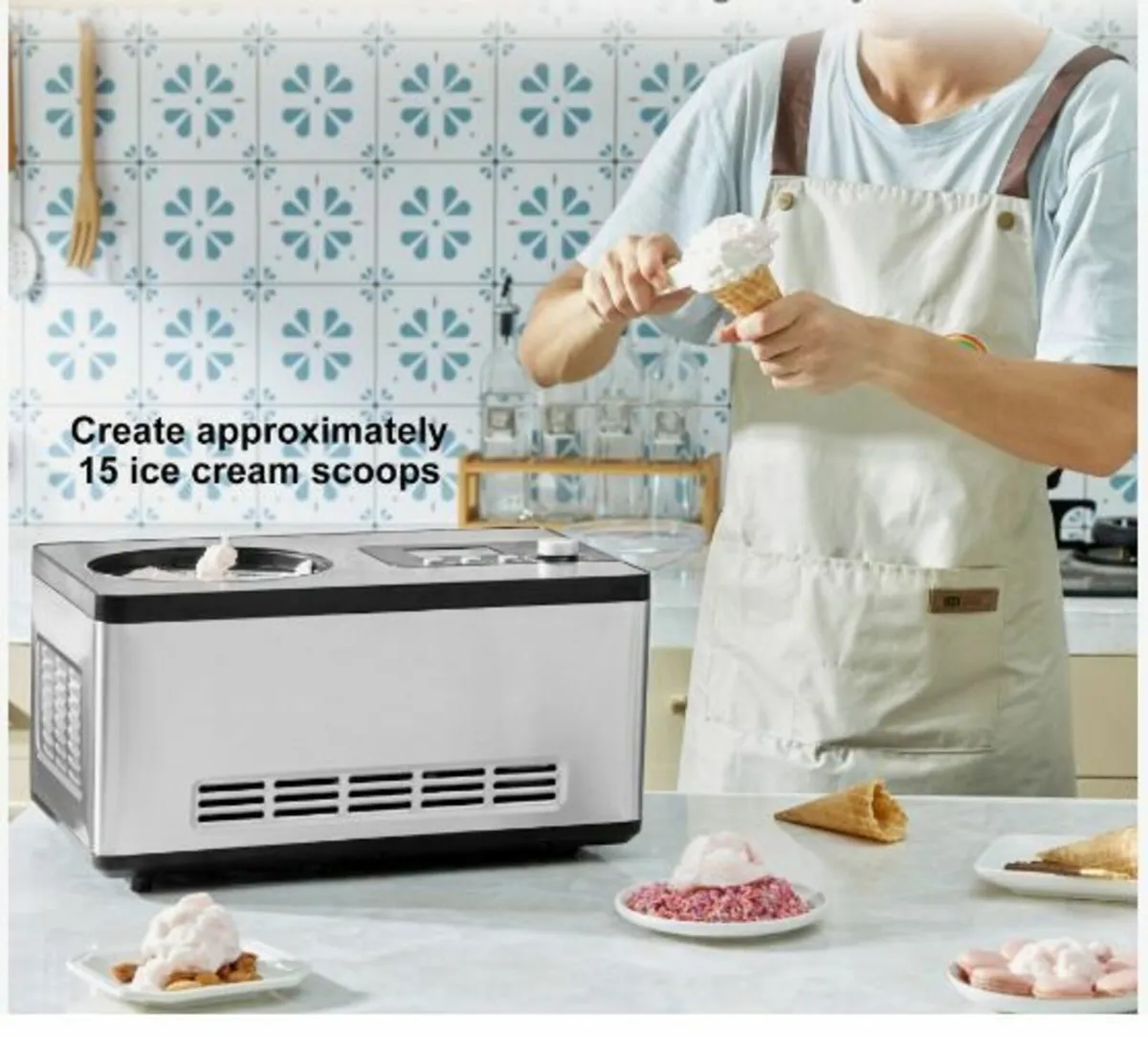 2 Quart Automatic Ice Cream Machine - Image 2