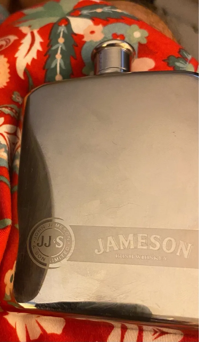 Vintage Jameson Hip Flask - Image 1