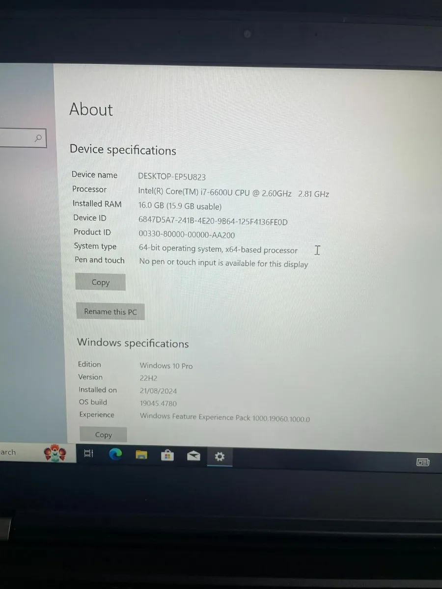 Lenovo X1 Carbon Gen 4 Laptop i7/16GB/128SSD/FHD - Image 3