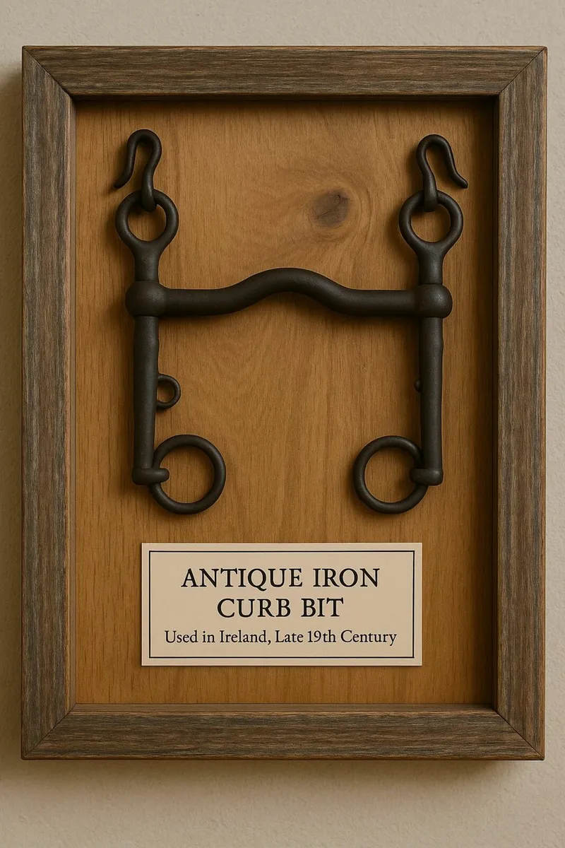 antique horse blacksmith bit equestrian vintage - Image 2