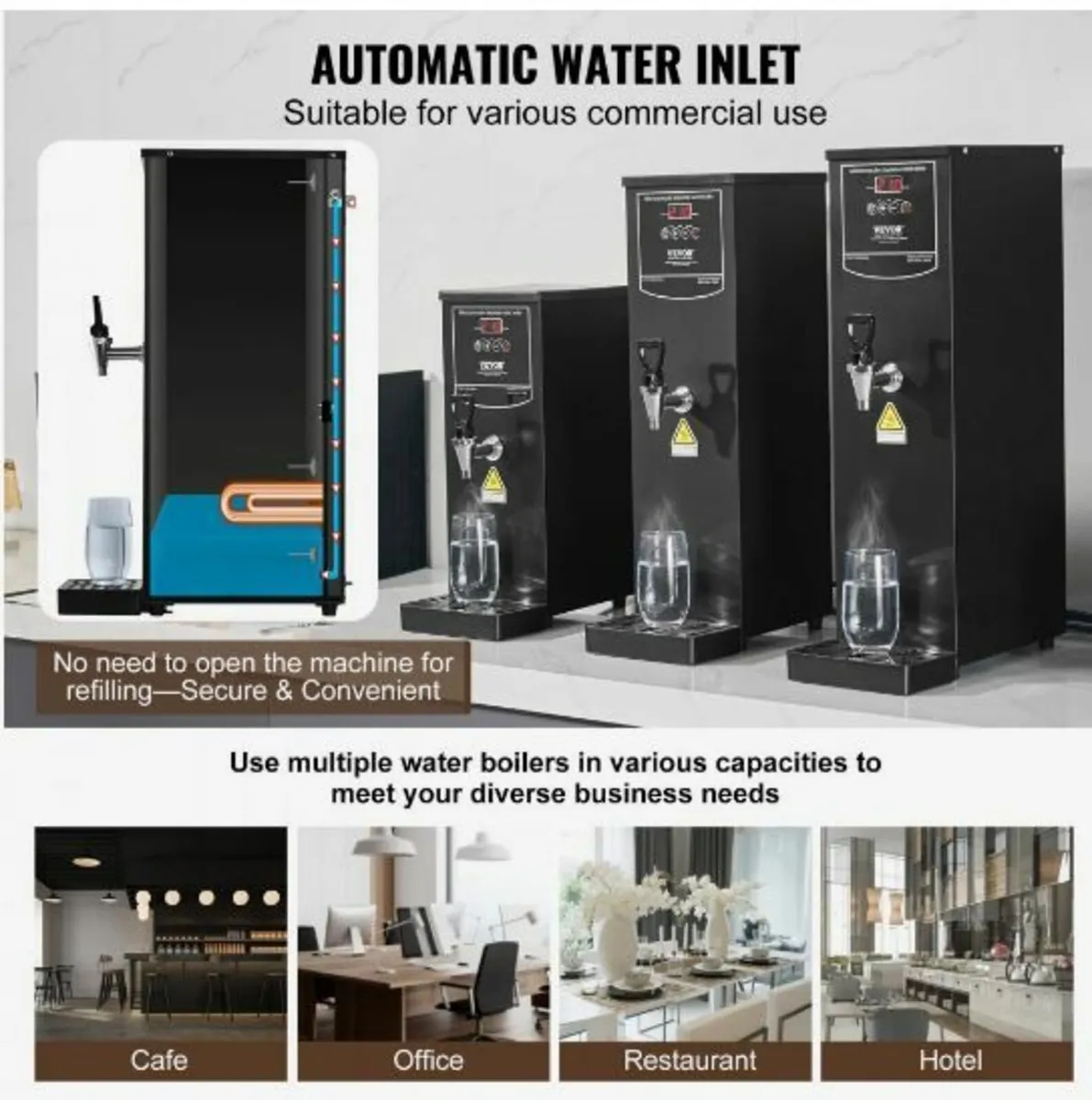 20L Commercial Water Boiler Electric Hot Water - Image 4