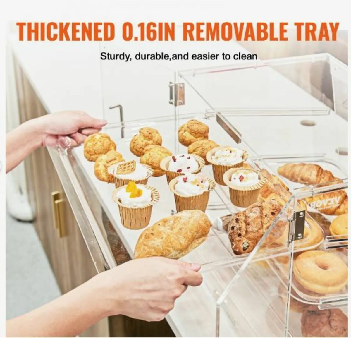 Pastry Display Case, 3-Tier Commercial - Image 2