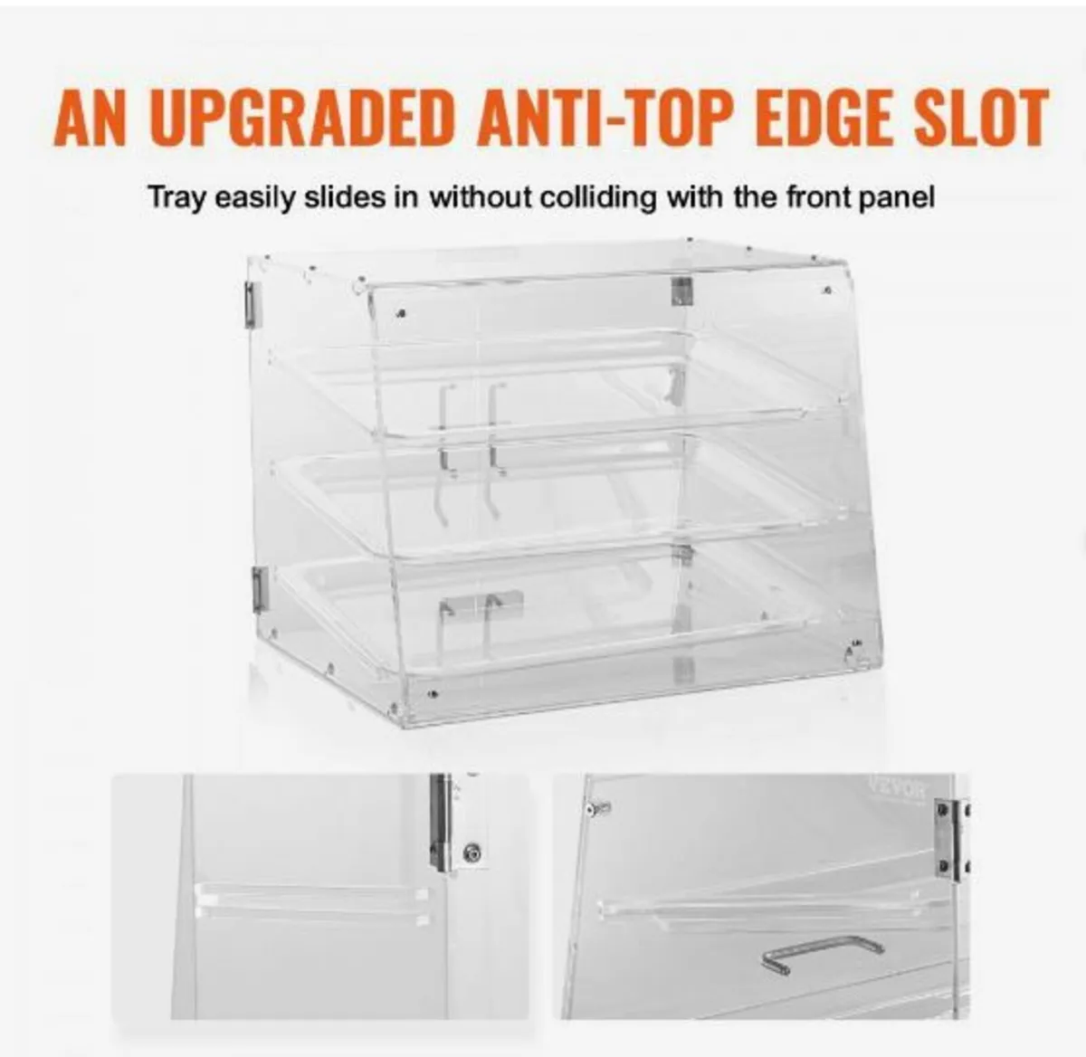 Pastry Display Case, 3-Tier Commercial - Image 3