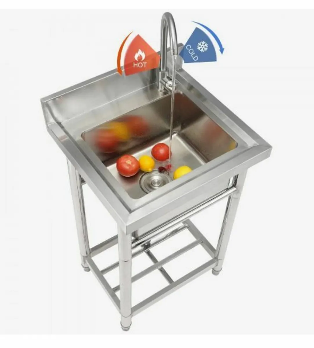 Stainless Steel Utility Sink - Image 1