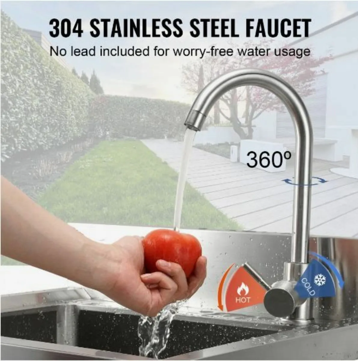Stainless Steel Utility Sink - Image 4