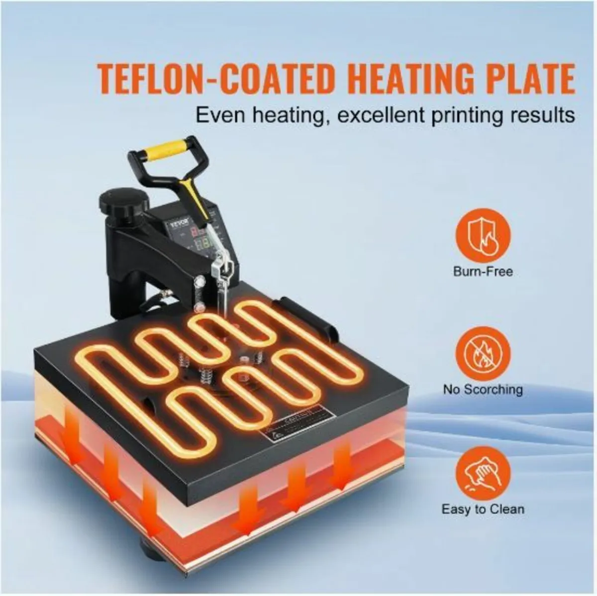 Heat Press Machine, 15x15inch / 38x38cm - Image 4