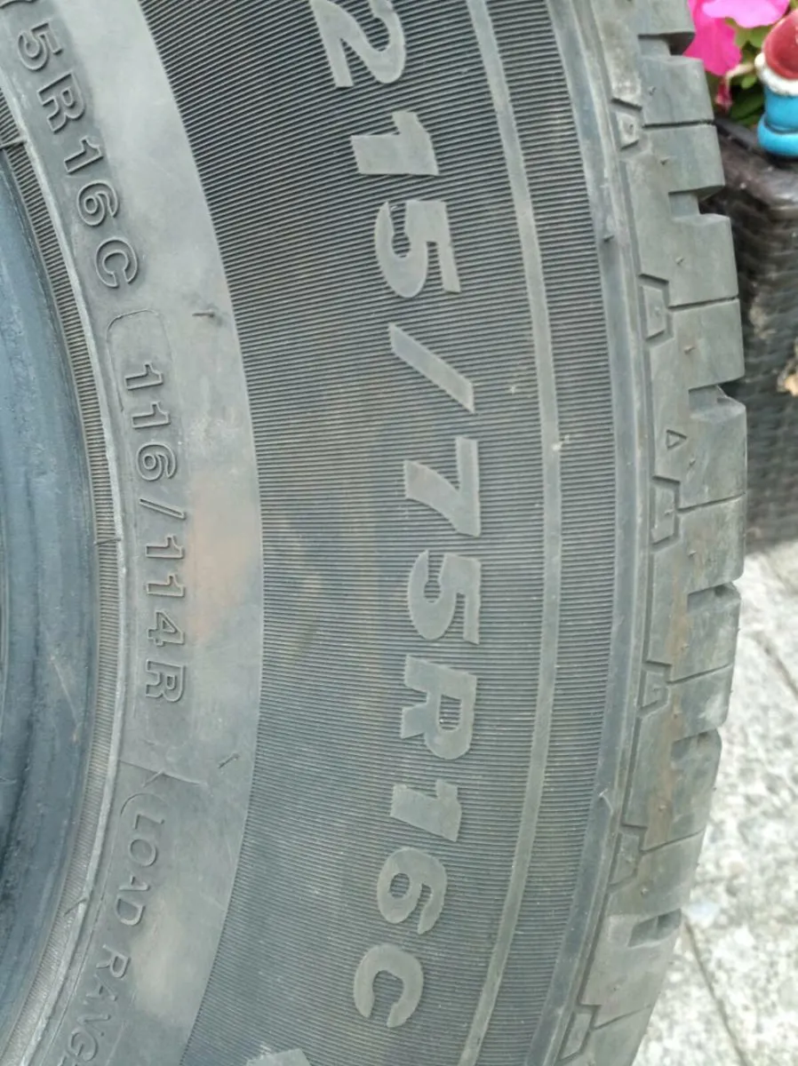 Van tyres 215 75 16c - Image 4