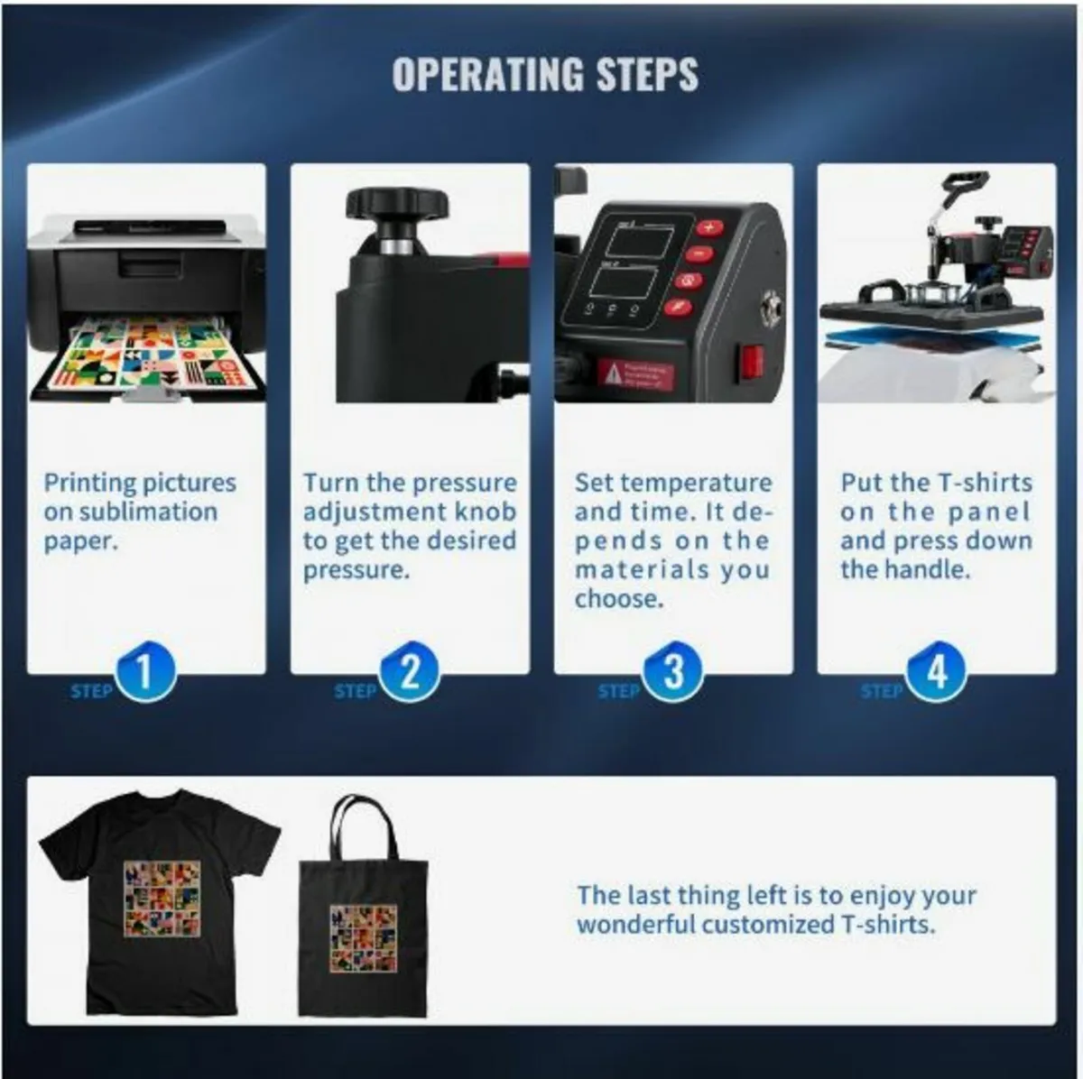 Heat Press, 5 in 1 Heat Press Machine Machine - Image 4