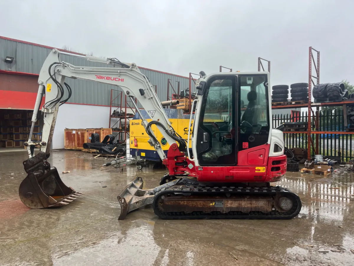 Takeuchi TB260 Mini Excavator - Image 1