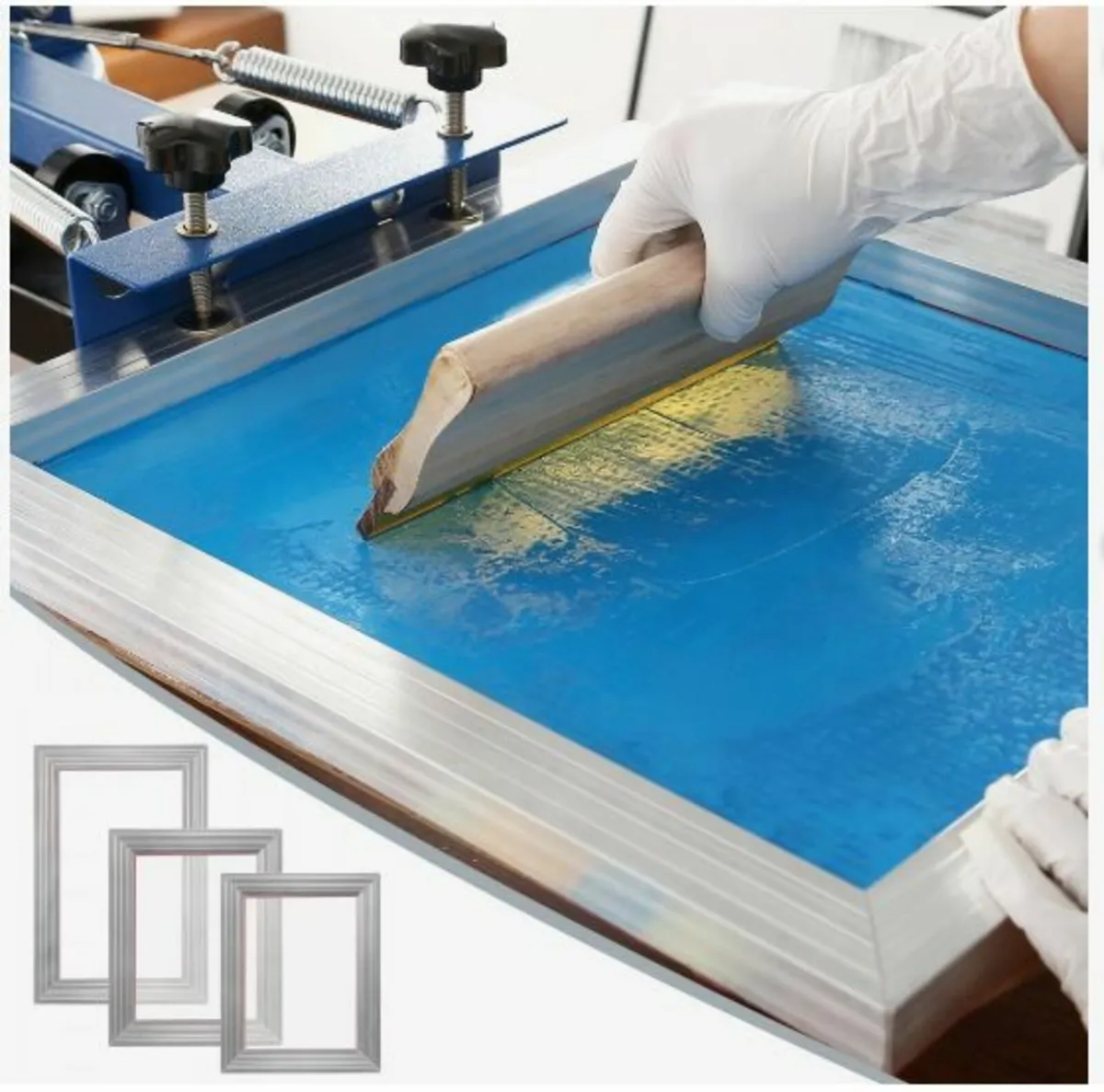 Screen Printing Kit, 3 Pieces Aluminum - Image 2