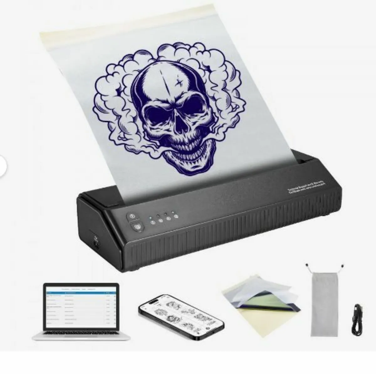 Tattoo Transfer Stencil Printer, Wireless Bluetoot - Image 1