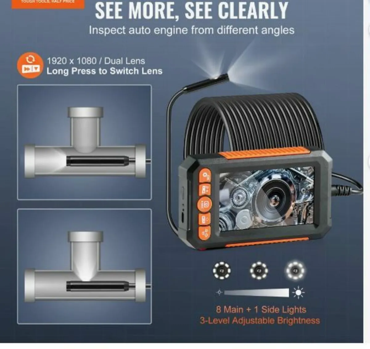 Endoscope Camera with Lights - Image 3