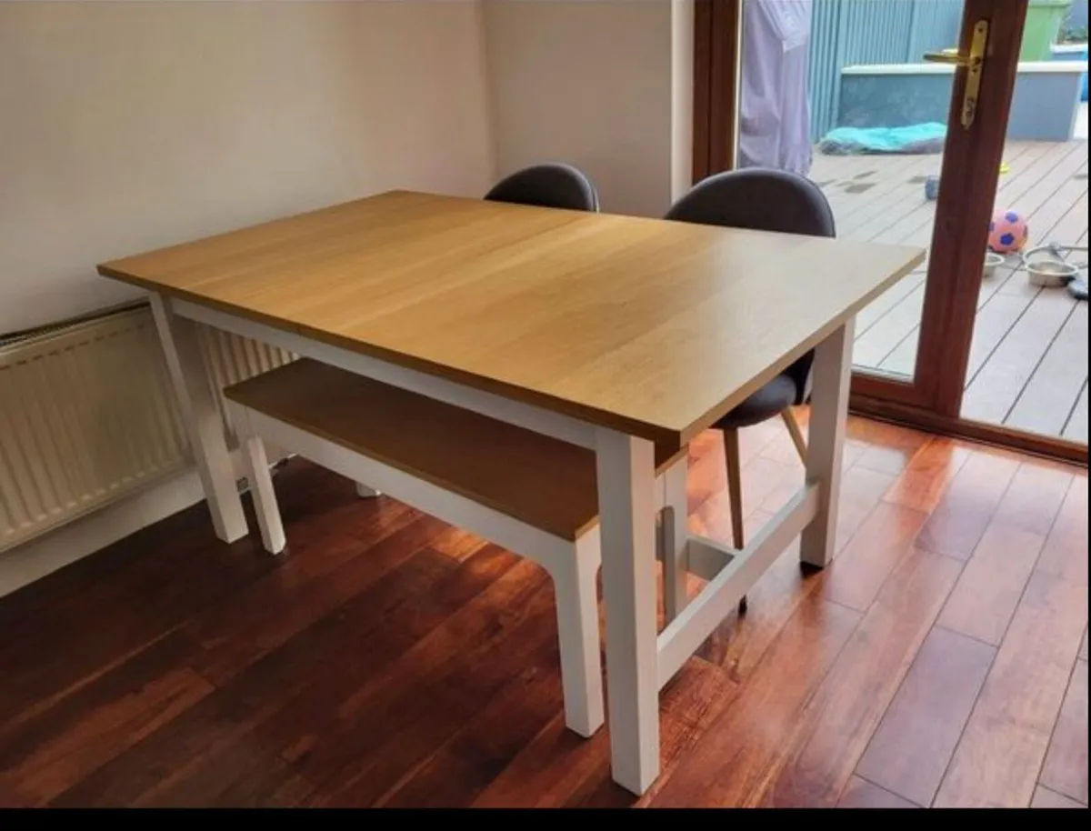 IKEA dining table and chairs - Image 1